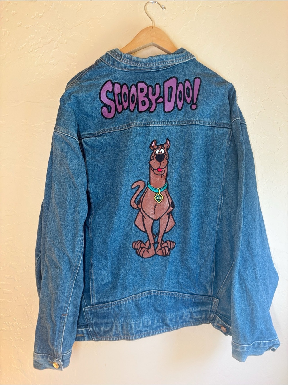Vintage Scooby Doo Denim Jean Jacket
